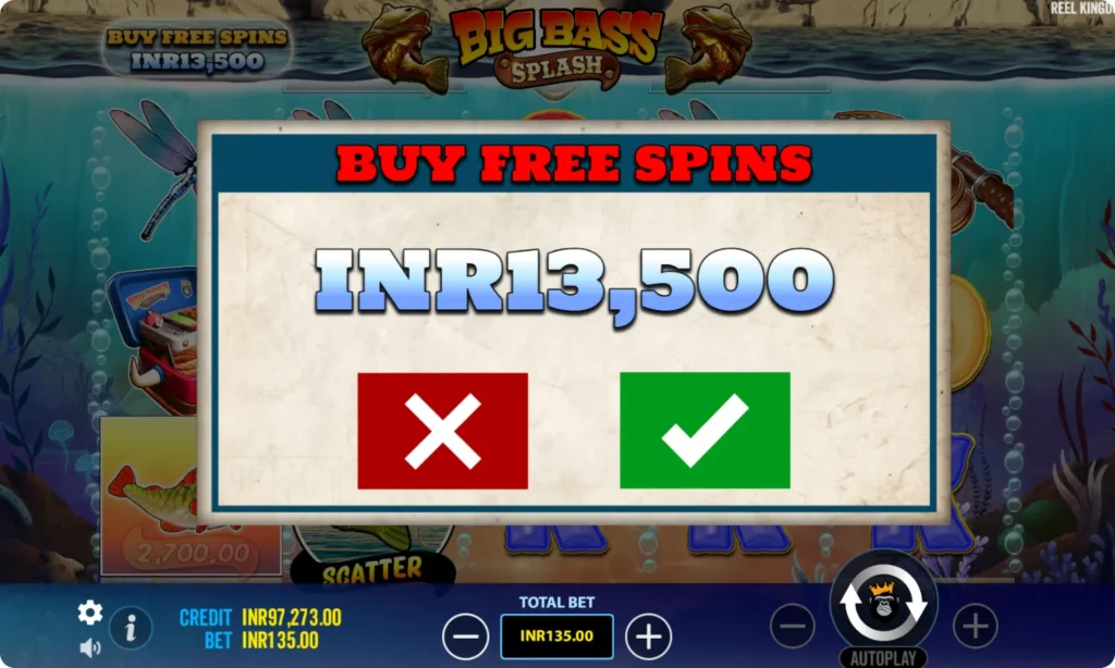 Big Bass Splash bonus